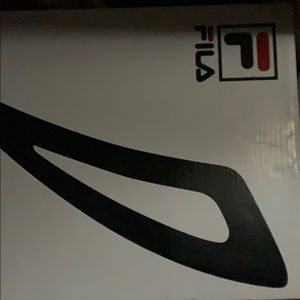 White filas only wore a couple times, size 8